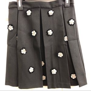 NWOT English Factory pleated mini skirt